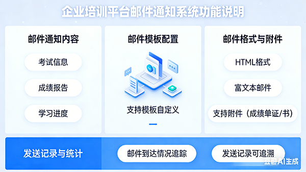 邮件通知推送界面