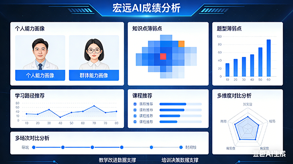 AI成绩分析界面