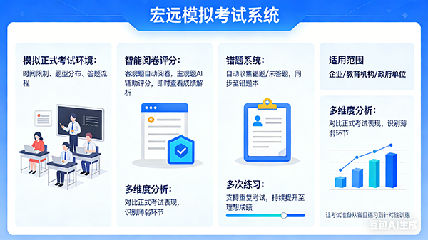 模拟考试系统界面